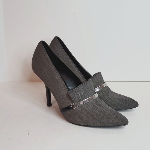 Nine West Shoes - Nine West Gray Heels Size 8 with 4 inch heel